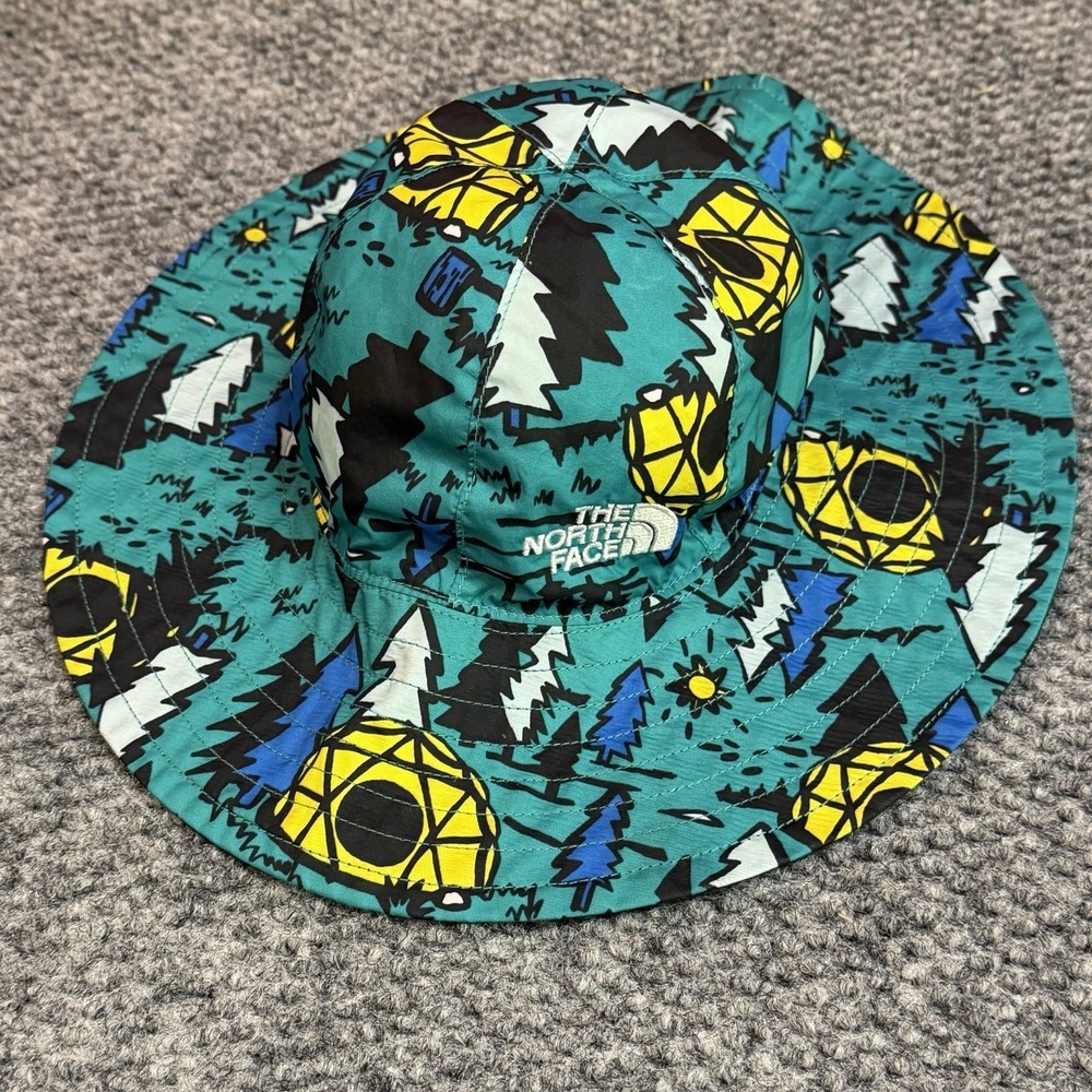 The North Face Bucket Hat Infant One Size UPF 50 Fish 0-6 Months Camp Geodesics - Picture 6 of 8